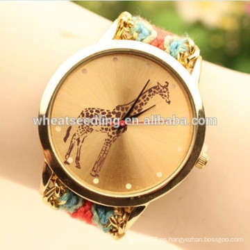 Giraffe fotos tela correa reloj chino